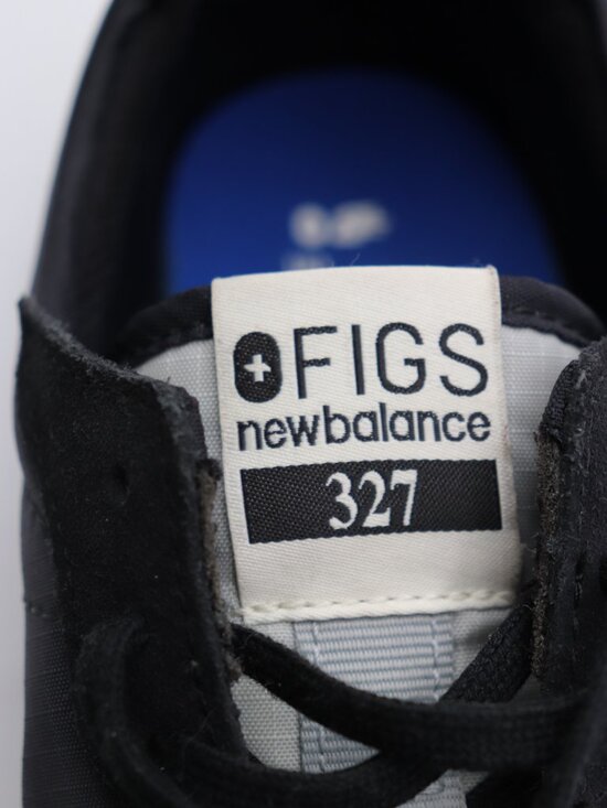 New Balance 327 Figs Men\'s Size 8.5 D Black White Athletic Sneakers U327FB  pre- main image 7